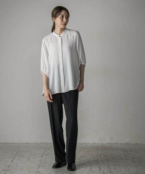 la.f...(大きいサイズ) / ラ・エフ(おおきいサイズ) シャツ・ブラウス | 【大きいサイズ】ジョーゼットブラウス≪洗濯機で洗える≫ | 詳細4