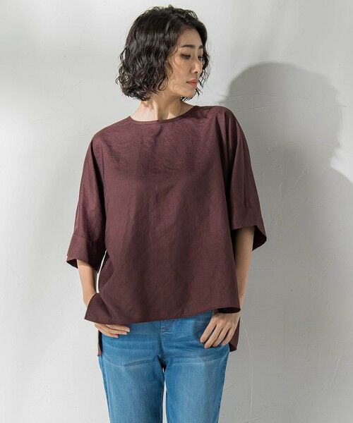 la.f...(大きいサイズ) / ラ・エフ(おおきいサイズ) シャツ・ブラウス | 【大きいサイズ】【biyori】麻調ヴィンテージブラウス≪手洗い可能≫ | 詳細19