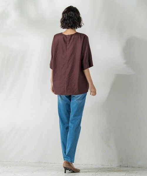 la.f...(大きいサイズ) / ラ・エフ(おおきいサイズ) シャツ・ブラウス | 【大きいサイズ】【biyori】麻調ヴィンテージブラウス≪手洗い可能≫ | 詳細21