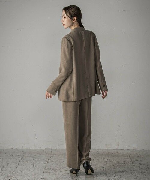 la.f...(大きいサイズ) / ラ・エフ(おおきいサイズ) テーラードジャケット | 【大きいサイズ】【旅楽シリーズ/極】メランジツイルジャケット≪手洗い可能≫ | 詳細19