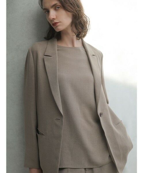 la.f...(大きいサイズ) / ラ・エフ(おおきいサイズ) テーラードジャケット | 【大きいサイズ】【旅楽シリーズ/極】メランジツイルジャケット≪手洗い可能≫ | 詳細20