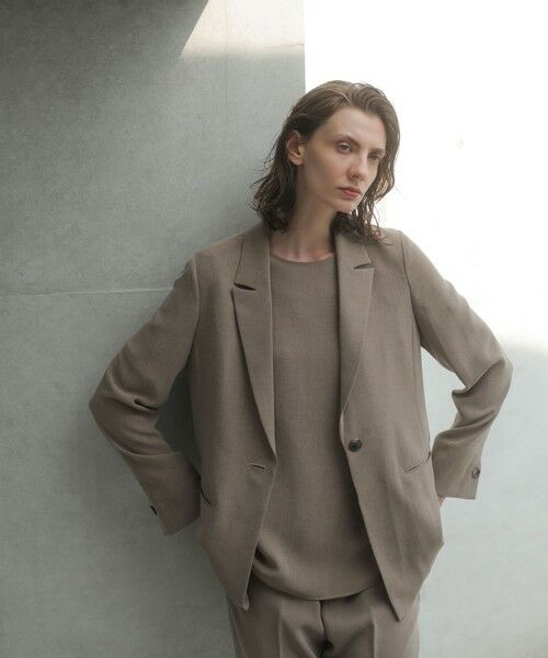 la.f...(大きいサイズ) / ラ・エフ(おおきいサイズ) テーラードジャケット | 【大きいサイズ】【旅楽シリーズ/極】メランジツイルジャケット≪手洗い可能≫ | 詳細21