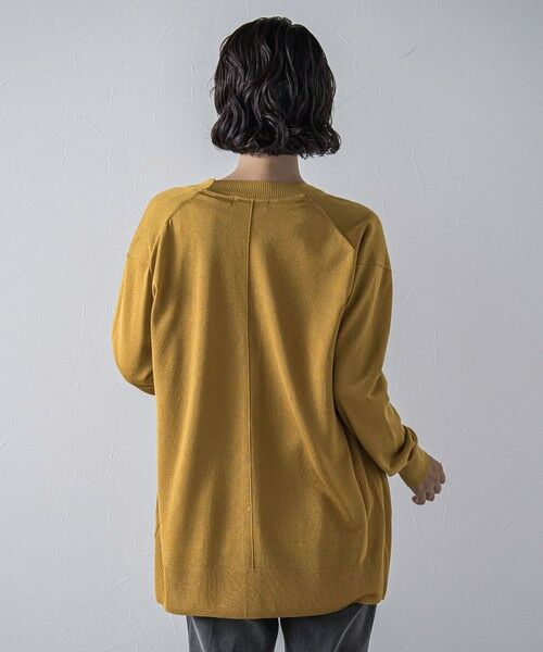 la.f...(大きいサイズ) / ラ・エフ(おおきいサイズ) カーディガン・ボレロ | 【大きいサイズ】【極】SARIニットカーディガン≪手洗い可能≫ | 詳細3