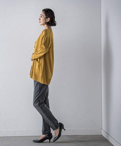 la.f...(大きいサイズ) / ラ・エフ(おおきいサイズ) カーディガン・ボレロ | 【大きいサイズ】【極】SARIニットカーディガン≪手洗い可能≫ | 詳細5