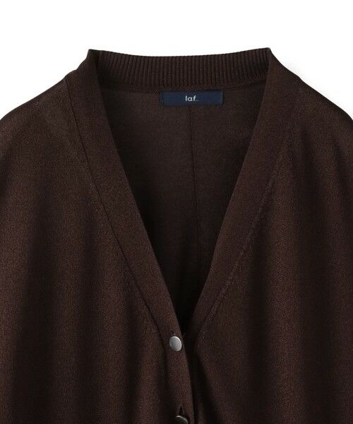 la.f...(大きいサイズ) / ラ・エフ(おおきいサイズ) カーディガン・ボレロ | 【大きいサイズ】【極】SARIニットカーディガン≪手洗い可能≫ | 詳細28