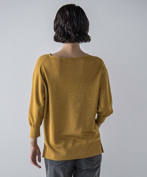 la.f...(大きいサイズ) / ラ・エフ(おおきいサイズ) ニット・セーター | 【大きいサイズ】【極】SARIニットプルオーバー≪手洗い可能≫ | 詳細2