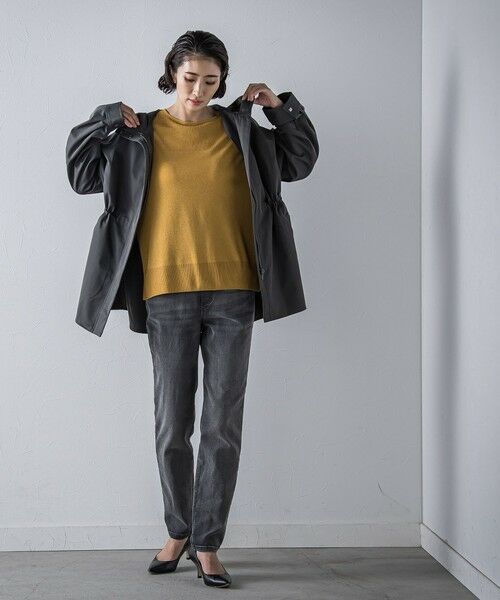 la.f...(大きいサイズ) / ラ・エフ(おおきいサイズ) ニット・セーター | 【大きいサイズ】【極】SARIニットプルオーバー≪手洗い可能≫ | 詳細4