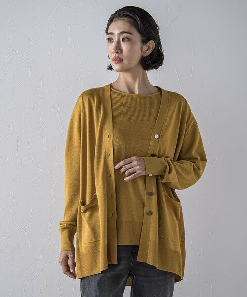 la.f...(大きいサイズ) / ラ・エフ(おおきいサイズ) ニット・セーター | 【大きいサイズ】【極】SARIニットプルオーバー≪手洗い可能≫ | 詳細5