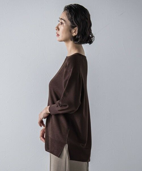 la.f...(大きいサイズ) / ラ・エフ(おおきいサイズ) ニット・セーター | 【大きいサイズ】【極】SARIニットプルオーバー≪手洗い可能≫ | 詳細17