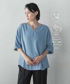 la.f...(大きいサイズ) / ラ・エフ(おおきいサイズ) シャツ・ブラウス | 【大きいサイズ】ジョーゼットブラウス≪洗濯機で洗える≫