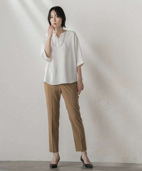 la.f...(大きいサイズ) / ラ・エフ(おおきいサイズ) シャツ・ブラウス | 【大きいサイズ】ジョーゼットブラウス≪洗濯機で洗える≫ | 詳細4