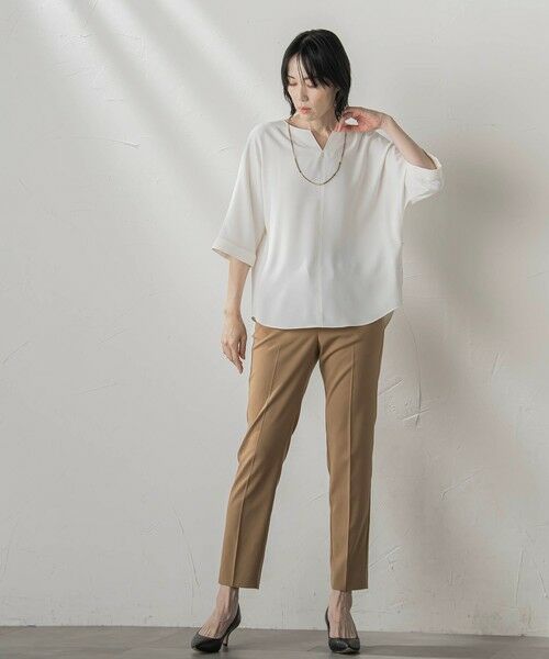 la.f...(大きいサイズ) / ラ・エフ(おおきいサイズ) シャツ・ブラウス | 【大きいサイズ】ジョーゼットブラウス≪洗濯機で洗える≫ | 詳細5