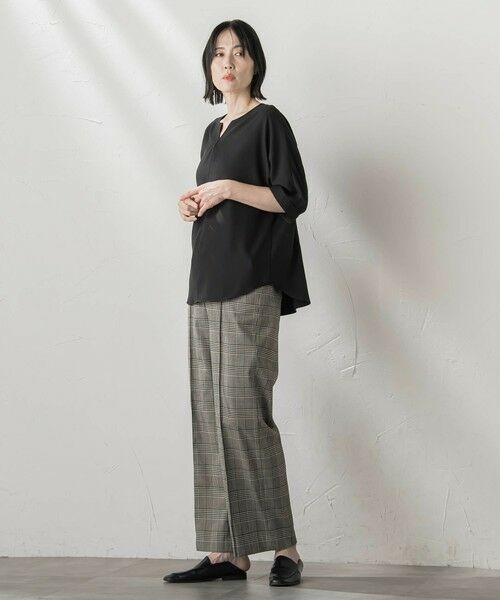 la.f...(大きいサイズ) / ラ・エフ(おおきいサイズ) シャツ・ブラウス | 【大きいサイズ】ジョーゼットブラウス≪洗濯機で洗える≫ | 詳細13