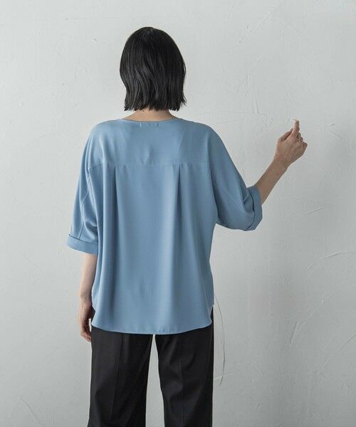 la.f...(大きいサイズ) / ラ・エフ(おおきいサイズ) シャツ・ブラウス | 【大きいサイズ】ジョーゼットブラウス≪洗濯機で洗える≫ | 詳細18