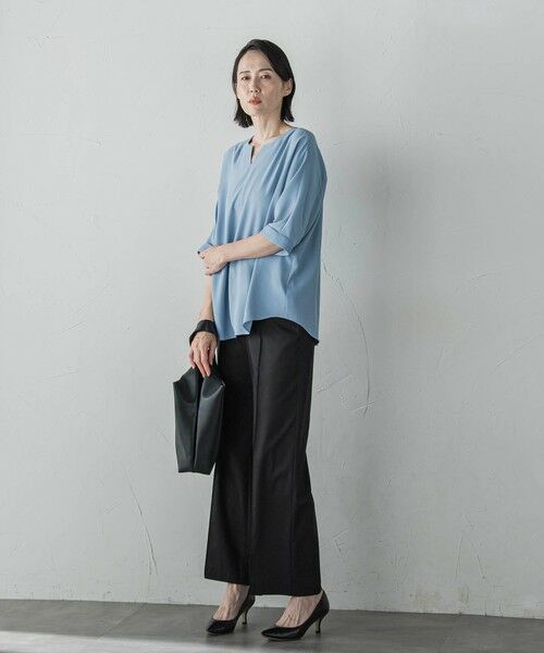 la.f...(大きいサイズ) / ラ・エフ(おおきいサイズ) シャツ・ブラウス | 【大きいサイズ】ジョーゼットブラウス≪洗濯機で洗える≫ | 詳細19