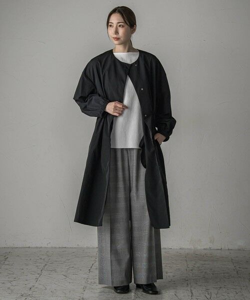 la.f...(大きいサイズ) / ラ・エフ(おおきいサイズ) ダッフルコート | 【大きいサイズ】ドロストロングコート≪洗濯機で洗える≫ | 詳細2