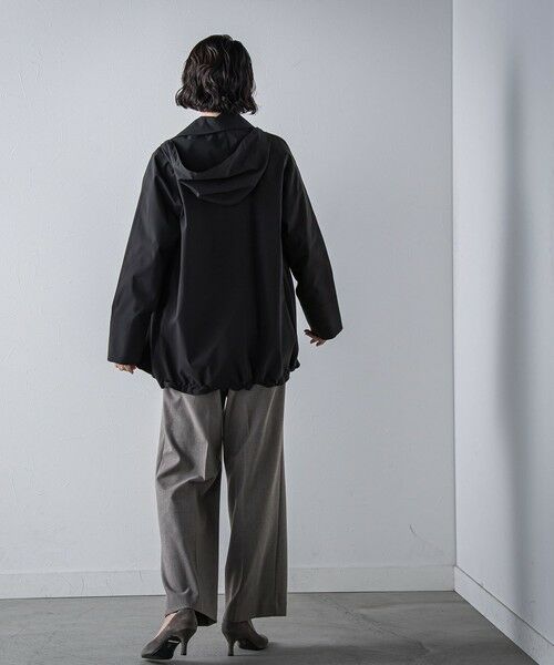 la.f...(大きいサイズ) / ラ・エフ(おおきいサイズ) テーラードジャケット | 【大きいサイズ】パーテーションダウンステンジャケット≪洗濯機で洗える≫ | 詳細8