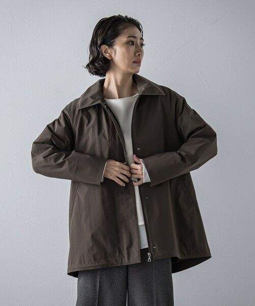 la.f...(大きいサイズ) / ラ・エフ(おおきいサイズ) テーラードジャケット | 【大きいサイズ】パーテーションダウンステンジャケット≪洗濯機で洗える≫ | 詳細26