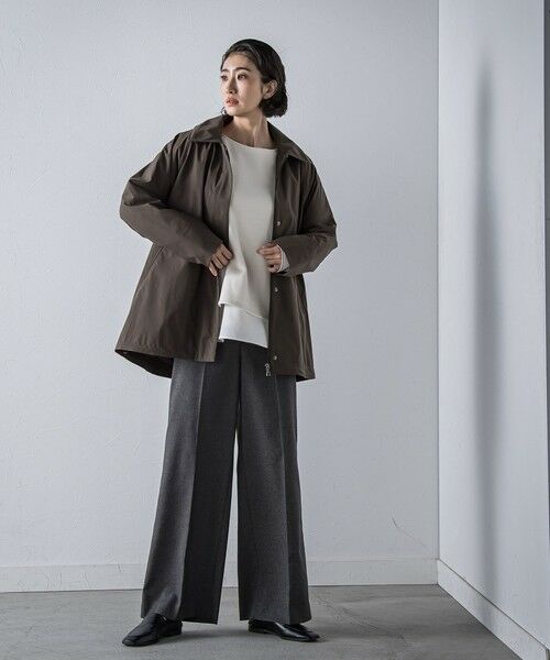 la.f...(大きいサイズ) / ラ・エフ(おおきいサイズ) テーラードジャケット | 【大きいサイズ】パーテーションダウンステンジャケット≪洗濯機で洗える≫ | 詳細27