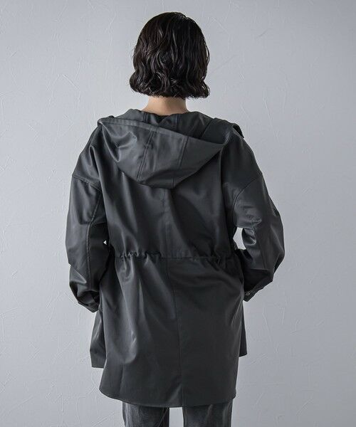 la.f...(大きいサイズ) / ラ・エフ(おおきいサイズ) テーラードジャケット | 【大きいサイズ】""シルエットの変化が楽しめる""ストレッチマウンテンパーカー | 詳細14