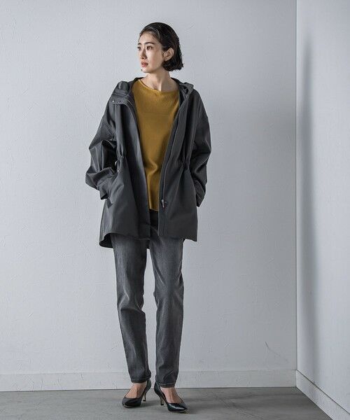 la.f...(大きいサイズ) / ラ・エフ(おおきいサイズ) テーラードジャケット | 【大きいサイズ】""シルエットの変化が楽しめる""ストレッチマウンテンパーカー | 詳細16