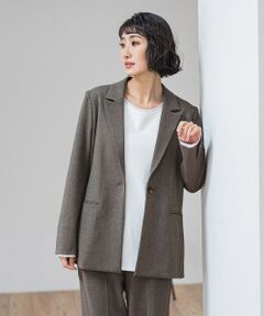 la.f...(大きいサイズ) / ラ・エフ(おおきいサイズ) テーラードジャケット | 【大きいサイズ】ピクシエスタテーラードジャケット≪手洗い可能≫