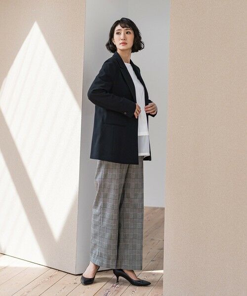 la.f...(大きいサイズ) / ラ・エフ(おおきいサイズ) テーラードジャケット | 【大きいサイズ】ピクシエスタテーラードジャケット≪手洗い可能≫ | 詳細9