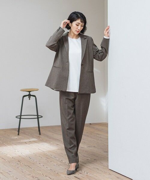 la.f...(大きいサイズ) / ラ・エフ(おおきいサイズ) テーラードジャケット | 【大きいサイズ】ピクシエスタテーラードジャケット≪手洗い可能≫ | 詳細19