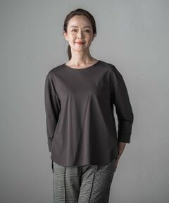 la.f...(大きいサイズ) / ラ・エフ(おおきいサイズ) カットソー | 【大きいサイズ】パーフェクトベアスムースカットソー≪洗濯機で洗える≫