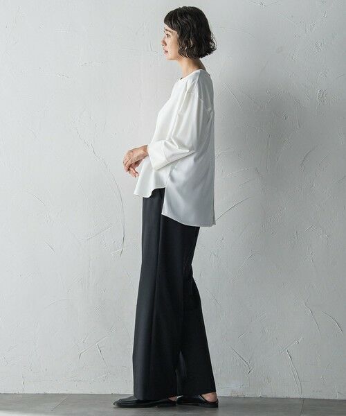 la.f...(大きいサイズ) / ラ・エフ(おおきいサイズ) カットソー | 【大きいサイズ】パーフェクトベアスムースカットソー≪洗濯機で洗える≫ | 詳細6