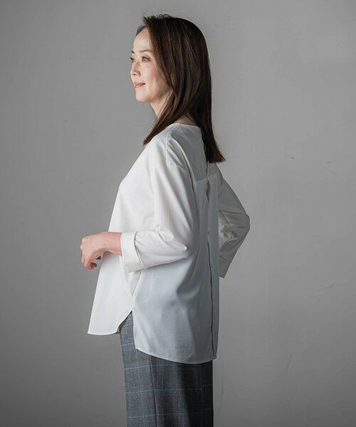 la.f...(大きいサイズ) / ラ・エフ(おおきいサイズ) カットソー | 【大きいサイズ】パーフェクトベアスムースカットソー≪洗濯機で洗える≫ | 詳細10