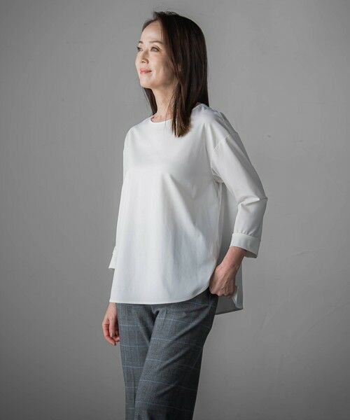 la.f...(大きいサイズ) / ラ・エフ(おおきいサイズ) カットソー | 【大きいサイズ】パーフェクトベアスムースカットソー≪洗濯機で洗える≫ | 詳細12