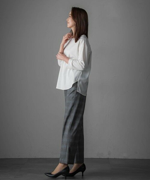 la.f...(大きいサイズ) / ラ・エフ(おおきいサイズ) カットソー | 【大きいサイズ】パーフェクトベアスムースカットソー≪洗濯機で洗える≫ | 詳細14