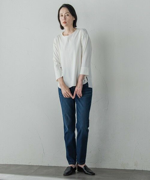 la.f...(大きいサイズ) / ラ・エフ(おおきいサイズ) カットソー | 【大きいサイズ】パーフェクトベアスムースカットソー≪洗濯機で洗える≫ | 詳細21