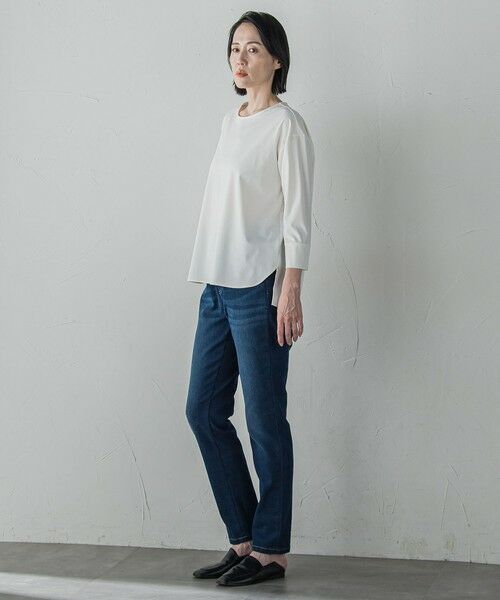 la.f...(大きいサイズ) / ラ・エフ(おおきいサイズ) カットソー | 【大きいサイズ】パーフェクトベアスムースカットソー≪洗濯機で洗える≫ | 詳細22