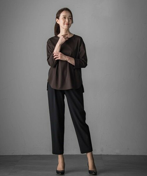 la.f...(大きいサイズ) / ラ・エフ(おおきいサイズ) カットソー | 【大きいサイズ】パーフェクトベアスムースカットソー≪洗濯機で洗える≫ | 詳細29