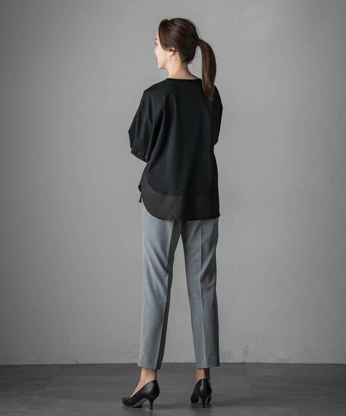 la.f...(大きいサイズ) / ラ・エフ(おおきいサイズ) カットソー | 【大きいサイズ】スムースシフォンカットソー≪洗濯機で洗える≫ | 詳細13