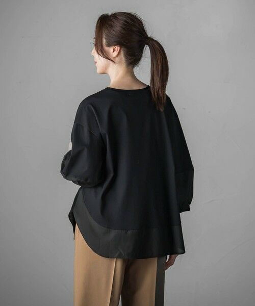 la.f...(大きいサイズ) / ラ・エフ(おおきいサイズ) カットソー | 【大きいサイズ】スムースシフォンカットソー≪洗濯機で洗える≫ | 詳細7