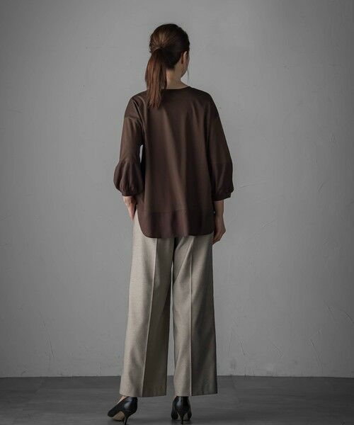 la.f...(大きいサイズ) / ラ・エフ(おおきいサイズ) カットソー | 【大きいサイズ】スムースシフォンカットソー≪洗濯機で洗える≫ | 詳細18