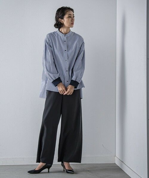 la.f...(大きいサイズ) / ラ・エフ(おおきいサイズ) その他パンツ | 【大きいサイズ】【biyori】""しっとりやわらかな風合い""ピーチポプリンリブパンツ≪洗濯機で洗える≫ | 詳細11