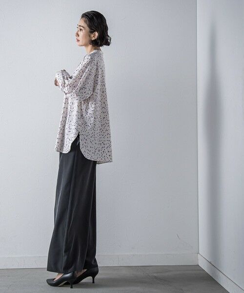 la.f...(大きいサイズ) / ラ・エフ(おおきいサイズ) その他パンツ | 【大きいサイズ】【biyori】""しっとりやわらかな風合い""ピーチポプリンリブパンツ≪洗濯機で洗える≫ | 詳細14