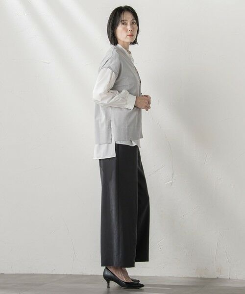 la.f...(大きいサイズ) / ラ・エフ(おおきいサイズ) その他パンツ | 【大きいサイズ】【biyori】""しっとりやわらかな風合い""ピーチポプリンリブパンツ≪洗濯機で洗える≫ | 詳細17