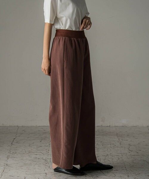 la.f...(大きいサイズ) / ラ・エフ(おおきいサイズ) その他パンツ | 【大きいサイズ】【biyori】""しっとりやわらかな風合い""ピーチポプリンリブパンツ≪洗濯機で洗える≫ | 詳細20