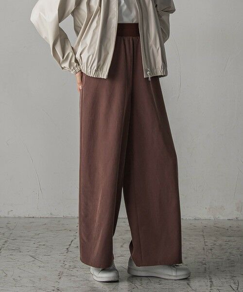 la.f...(大きいサイズ) / ラ・エフ(おおきいサイズ) その他パンツ | 【大きいサイズ】【biyori】""しっとりやわらかな風合い""ピーチポプリンリブパンツ≪洗濯機で洗える≫ | 詳細23