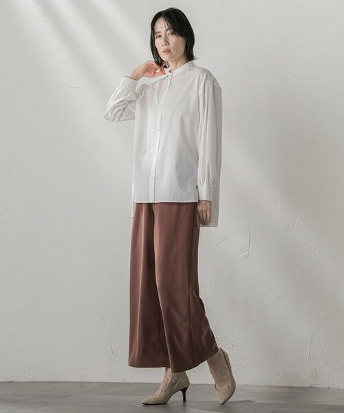 la.f...(大きいサイズ) / ラ・エフ(おおきいサイズ) その他パンツ | 【大きいサイズ】【biyori】""しっとりやわらかな風合い""ピーチポプリンリブパンツ≪洗濯機で洗える≫ | 詳細29