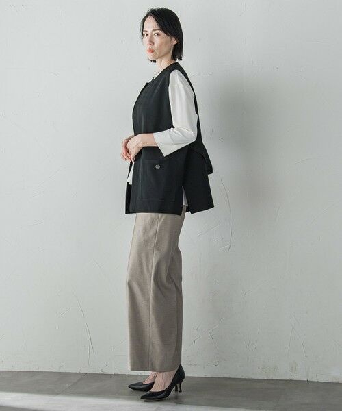 la.f...(大きいサイズ) / ラ・エフ(おおきいサイズ) その他パンツ | 【大きいサイズ】キラメキストレッチワイドパンツ≪洗濯機で洗える≫ | 詳細24