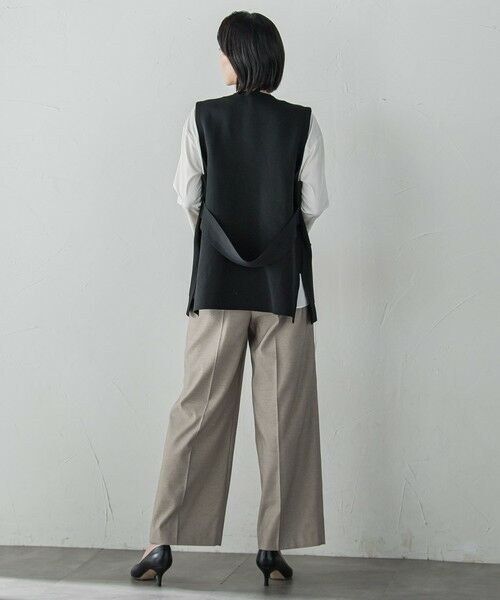 la.f...(大きいサイズ) / ラ・エフ(おおきいサイズ) その他パンツ | 【大きいサイズ】キラメキストレッチワイドパンツ≪洗濯機で洗える≫ | 詳細25