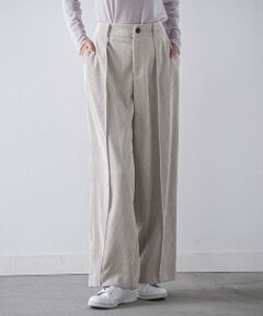 la.f...(大きいサイズ) / ラ・エフ(おおきいサイズ) その他パンツ | 【大きいサイズ】コーデュロイワイドパンツ≪洗濯機で洗える≫