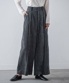 la.f...(大きいサイズ) / ラ・エフ(おおきいサイズ) その他パンツ | 【大きいサイズ】コーデュロイワイドパンツ≪洗濯機で洗える≫