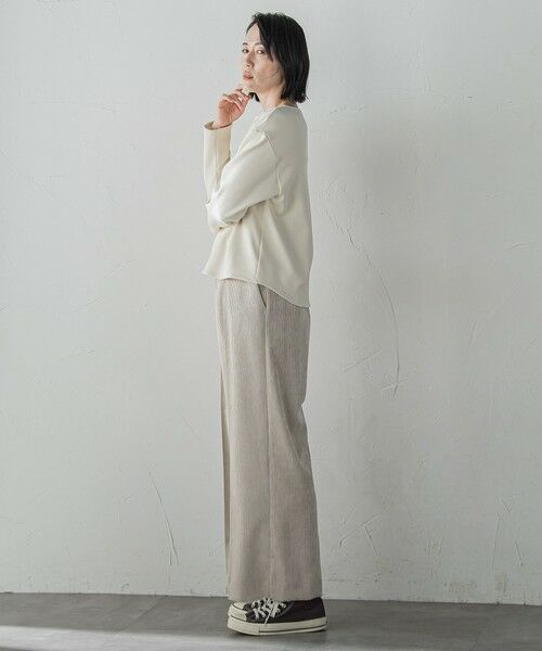 la.f...(大きいサイズ) / ラ・エフ(おおきいサイズ) その他パンツ | 【大きいサイズ】コーデュロイワイドパンツ≪洗濯機で洗える≫ | 詳細12